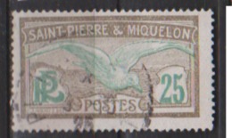 SAINT PIERRE ET MIQUELON       N°  110 ( 9 )     OBLITERE  ( O 562 ) - Used Stamps