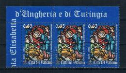 Vatikan 2007 Mi.Nr. 1600 3er Streifen Gestempelt - Oblitérés
