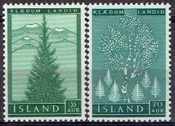 ICELAND # FROM 1957 STAMPWORLD 321-22** - Unused Stamps