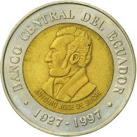 Monnaie, Équateur, 100 Sucres, 1997, TTB+, Bi-Metallic, KM:101 - Equateur