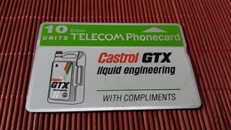 Phonecard Castrol GTX  Used  042 B Rare - BT Emissions Privées