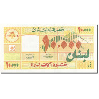 Billet, Lebanon, 10,000 Livres, 1998-1999, 1998, KM:76, SPL - Lebanon