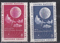 United Nations 1957 MI 55-56 MNH - North  America