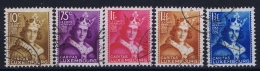 Luxembourg: 1933 Mii Nr 252 - 256 , Yv 244 - 248 Used Obl - Used Stamps