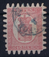 Finland 1860 Mi 9 C  FA 9  Obl./Gestempelt/used  Nice Cancel En Perforation - Usados