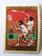 IRAN Badmington, Jeux Asiatiques Teheran 1974. ** MNH - Badminton