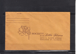 CHICAGO 37  ILLINOIS   USA   Society  Off The LITTLE FLOWER  Enveloppe Reponse - USA