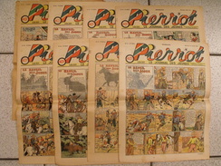 Pierrot  8 N° De 1938. Le Réveil Des Sioux Par Le Rallic. Ferraz Liquois Cuvilier Marijac Jeanjean Aviation Gervy - Pierrot