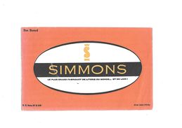 Buvard Matelas Simmons Le Plus Grand Fabriquant De Literie Du Monde Orange - M