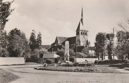 MUSSY SUR SEINE - LE MONUMENT AUX MORTS ,GUERRE 1914-18 - L'EGLISE - TRES BELLE CARTE PHOTO -  TOP !!! - Mussy-sur-Seine