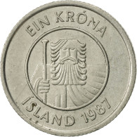 Monnaie, Iceland, Krona, 1987, SUP, Copper-nickel, KM:27 - Islande