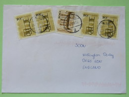 Hungary 2001 Cover To England - Furniture Chairs - Lettres & Documents