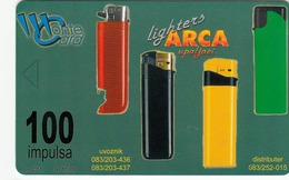 MONTENEGRO - Arca Lighters, SUN Ice Cream, Tirage 50000, 06/01, Sample No Chip And No CN - Montenegro