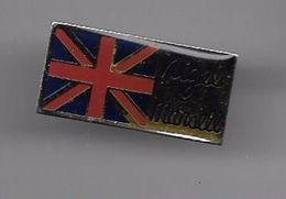 PINS NIGEL MANSELL PILOTE AUTOMOBILE F1 DRAPEAU ANGLETERRE  / Base Dorée / 33NAT - Car Racing - F1