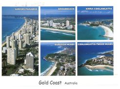 (45) Australia - (with Stamp At Back Of Card)  - QLD - Gold Coast - Gold Coast