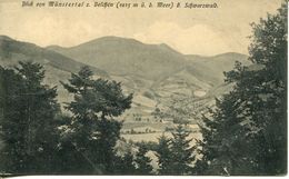 Blick Von Münstertal Z. Belchen, B. Schwarzwald 1913 (001107) - Muenstertal