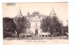 69 Feyzin Chateau De La Begude Cpa Cachet 1904 - Feyzin