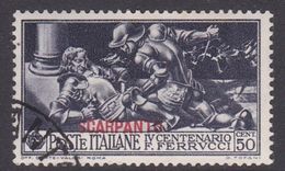 Italy-Colonies And Territories-Aegean-Scarpanto S 14  1930 Ferrucci 50c Black Used - Egée (Scarpanto)