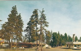 Spokane Washington, Hilltop Motel, Lodging, Auto, Store, C1950s/60s Vintage Postcard - Spokane