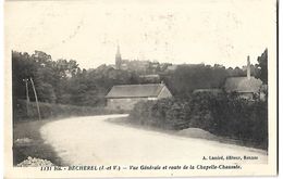 Bécherel  Vue Générale  Et Route De La Chapelle Chaussée - Bécherel