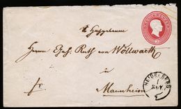 A4784) AD Ganzsachen-Brief Von Heidelberg 1.11. Nach Mannheim - Postal  Stationery