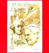 Nuovo - MNH - VATICANO - 2007 - 95 Anni Di Ernesto Marini - Cartolina Di Ottavio Fantini - Benedetto XVI - Goldoni - Covers & Documents
