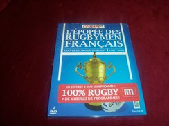L'EPOPEE DES RUGBYMEN FRANCAIS   1987 / 2003   DOUBLE DVD  NEUF SOUS CELOPHANE - Sport