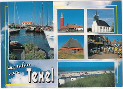 Groeten Van  Texel - Multiview - O.a. Vuurtoren, Bakkerij, Schaapskooi -  (Nederland/Holland) - Texel