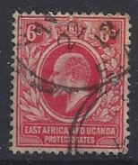 East Africa And Uganda Protectorates 1910 6c  (o) - Herrschaften Von Ostafrika Und Uganda