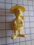 PUB513  Figurine Publicitaire Années 1970 LUCKY LUKE    Plastique Dur , Cotée 3 Euros Dans Le Guidargus Des Figurines - Figurines En Plastique