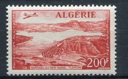 3806   ALGERIE   PA 14**   200f     Barrage Des Beni Bahdel Au Sud De Tlemcen    1957    SUPERBE - Poste Aérienne