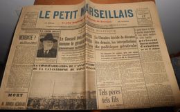 Le Petit Marseillais.Mercredi 17 Novembre 1937. - Le Petit Marseillais
