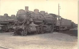 ¤¤  -  Carte-Photo Non Située D'une Locomotive En Gare -  Train , Chemin De Fer , Cheminots    -  ¤¤ - Materiale