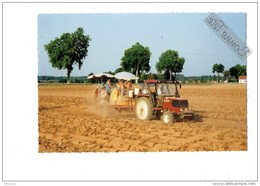 21 - Côte D´Or - SOIRANS - Récolte Pommes De Terre Canicule 2003 Homme Tracteur FIATAGRI Parasol FERME SORDEL CHAMPDOTRE - Tractors