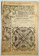 ©01-08-1920 LA BRODERIE ILLUSTREE EMBROIDERY BORDUURWERK STICKEREI RICAMO DMC CROSS STITCH Dentelle POINT DE CROIX R17 - Stickarbeiten