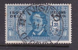 Italy-Colonies And Territories-Aegean General Issue-Rodi S51 1932 Dante Alighieri Lire 1.25 Blue Used - Algemene Uitgaven