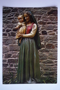 En Brehan - Loudeac (abbaye N.D.de Timadeuc (56) Rohan - Notre Dame De Tous Les Jours ( Sculpteur J.L Freour - Rohan