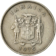 Monnaie, Jamaica, Elizabeth II, 5 Cents, 1975, Franklin Mint, TTB - Jamaica