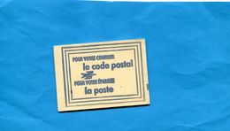 Carnet Complet -non Ouvert 10 Vignettes-neuves -code Postal NICE 06300 - Blocks & Sheetlets & Booklets