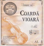 Romania Reghin Violin Strings Envelope Label Empty - Zubehör & Versandtaschen