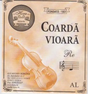 Romania Reghin Violin Strings Envelope Label Empty - Zubehör & Versandtaschen