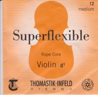 Wien Vienna Thomastik Violin Strings Envelope Label Empty - Toebehoren En Hoezen