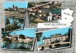 63 - AMITIES DE PONT DU CHATEAU - PUY DE DOME - CPSM - VOIR SCANS - Pont Du Chateau