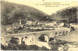 06/CPA - L'Escarène - Le Grand Pont - L'Escarène