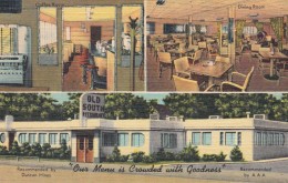 Fort Smith Arkansas, Old South Restaurant, Multi-view Interior Views, C1940s Vintage Linen Postcard - Fort Smith