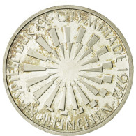 Monnaie, République Fédérale Allemande, 10 Mark, 1972, Stuttgart, SPL - Otros & Sin Clasificación