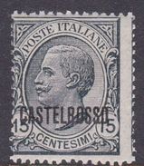 Italy-Colonies And Territories-Castelrosso S3 1922 15c Slate MNH - Amtliche Ausgaben