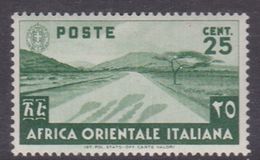 Italy-Colonies And Territories-Italian Eastern Africa S7 1938 25c Green MH - Algemene Uitgaven