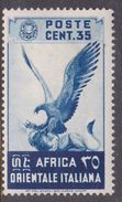 Italy-Colonies And Territories-Italian Eastern Africa S9 1938  35c Blue MH - Emisiones Generales