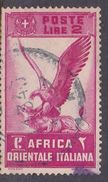 Italy-Colonies And Territories-Italian Eastern Africa S15 1938  2 Lire Rose Used - Emisiones Generales